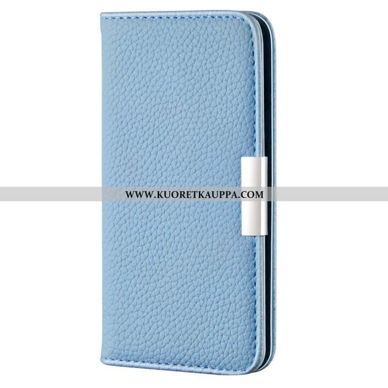 Puhelinkuoret Samsung Galaxy A13 5G / A04s Kotelot Flip Keinonahka Litchi Ultra Chic