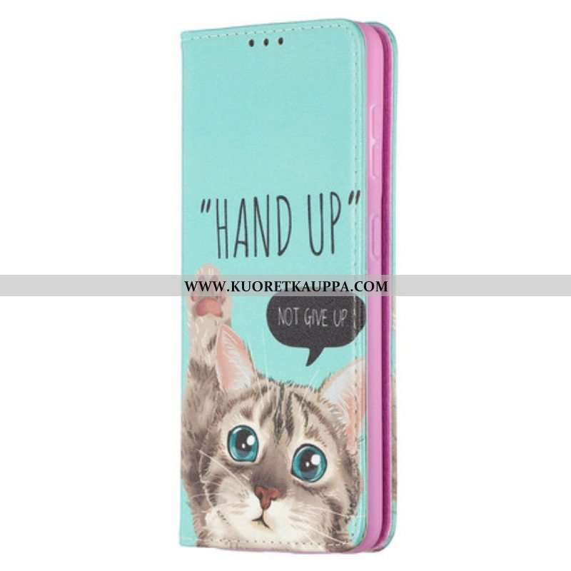 Puhelinkuoret Samsung Galaxy S21 5G Kotelot Flip Käsi Ylös