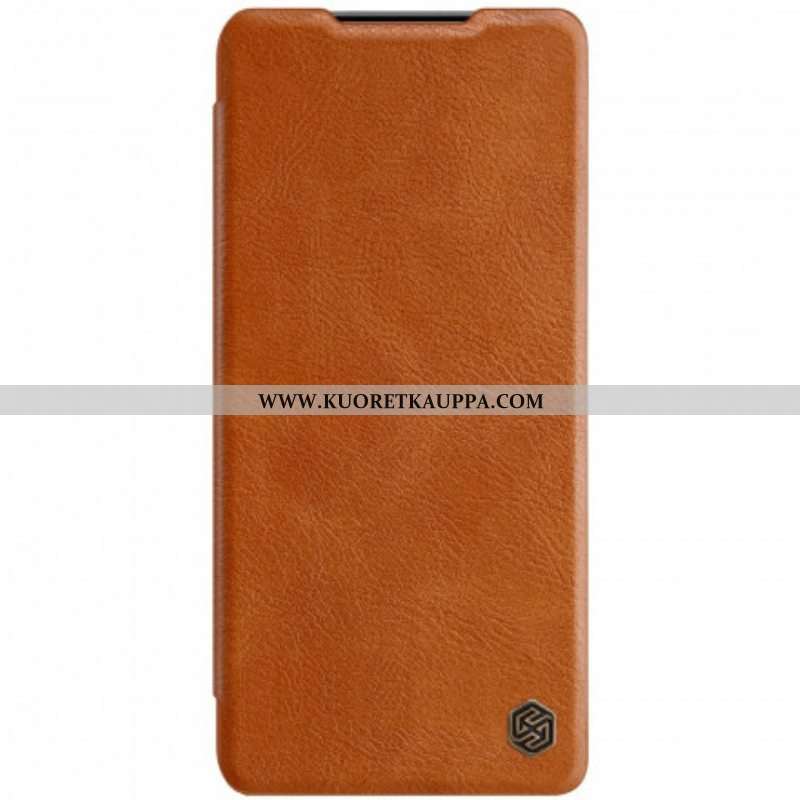 Puhelinkuoret Samsung Galaxy S21 5G Kotelot Flip Nillkin Qin -sarja