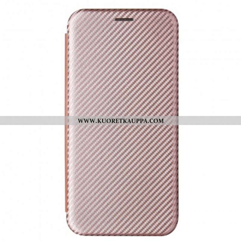 Puhelinkuoret Samsung Galaxy S21 Plus 5G Kotelot Flip Hiilikuitu