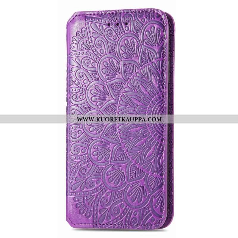 Puhelinkuoret Samsung Galaxy S22 Ultra 5G Kotelot Flip Mandala