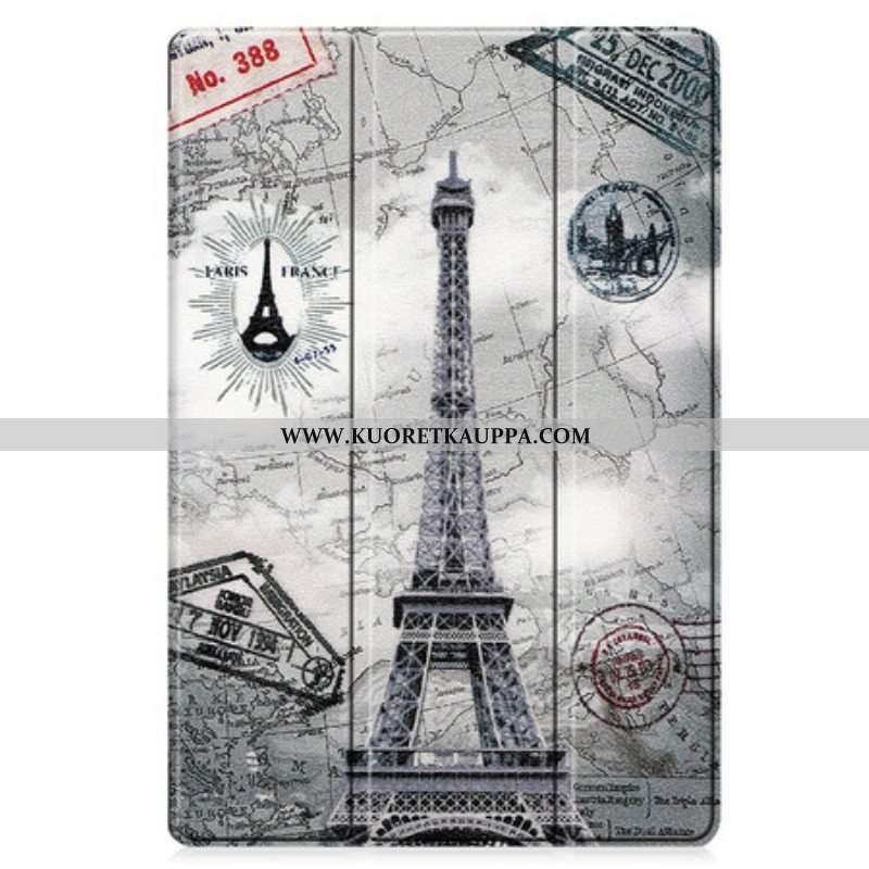 Puhelinkuoret Samsung Galaxy Tab S8 Plus / Tab S7 Plus Vahvistettu Eiffel-torni