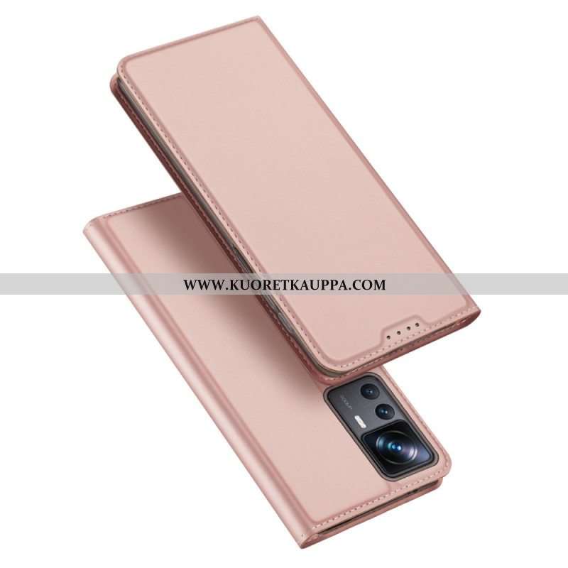Puhelinkuoret Xiaomi 12T / 12T Pro Kotelot Flip Skin-pro-sarja Dux Ducis