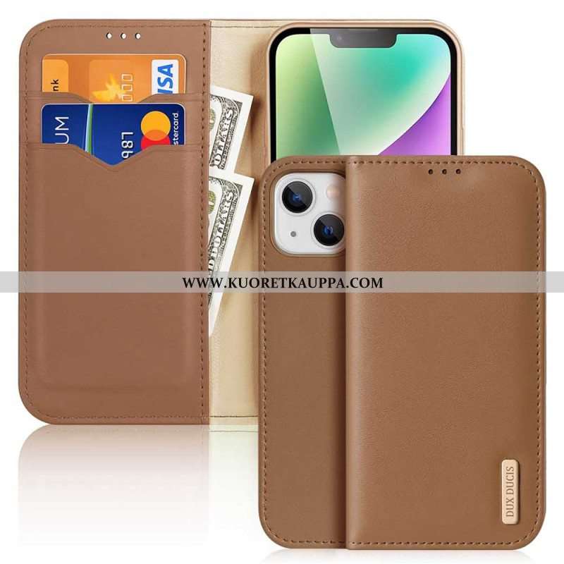 Puhelinkuoret iPhone 15 Plus Kotelot Flip Hivo-sarjan Dux Ducis