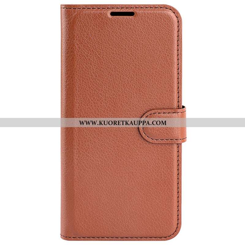 Kotelot Xiaomi Redmi Note 13 4g Classic Litchi Faux Leather