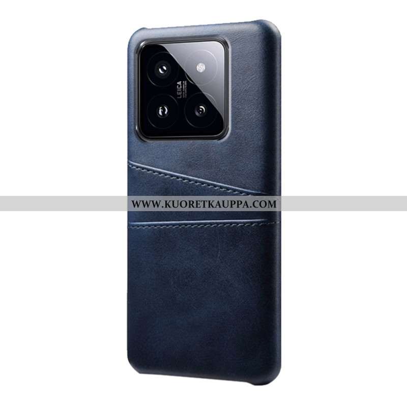 Kuori Xiaomi 14 Pro Nahkainen Tehostekorttikotelo