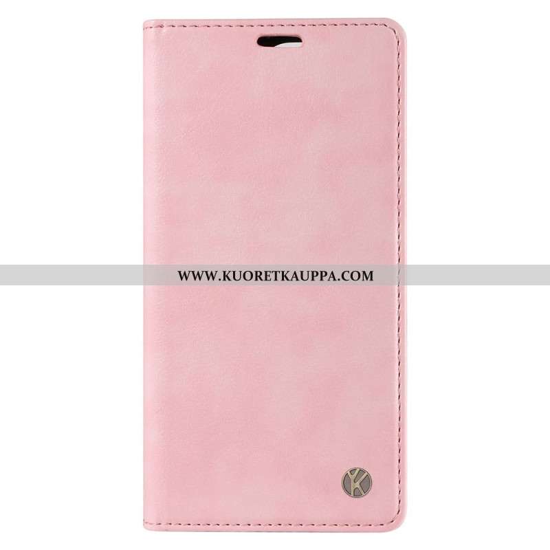 Nahkakotelo iPhone 16 Pro Max Vintage Yikatu Suojakuori